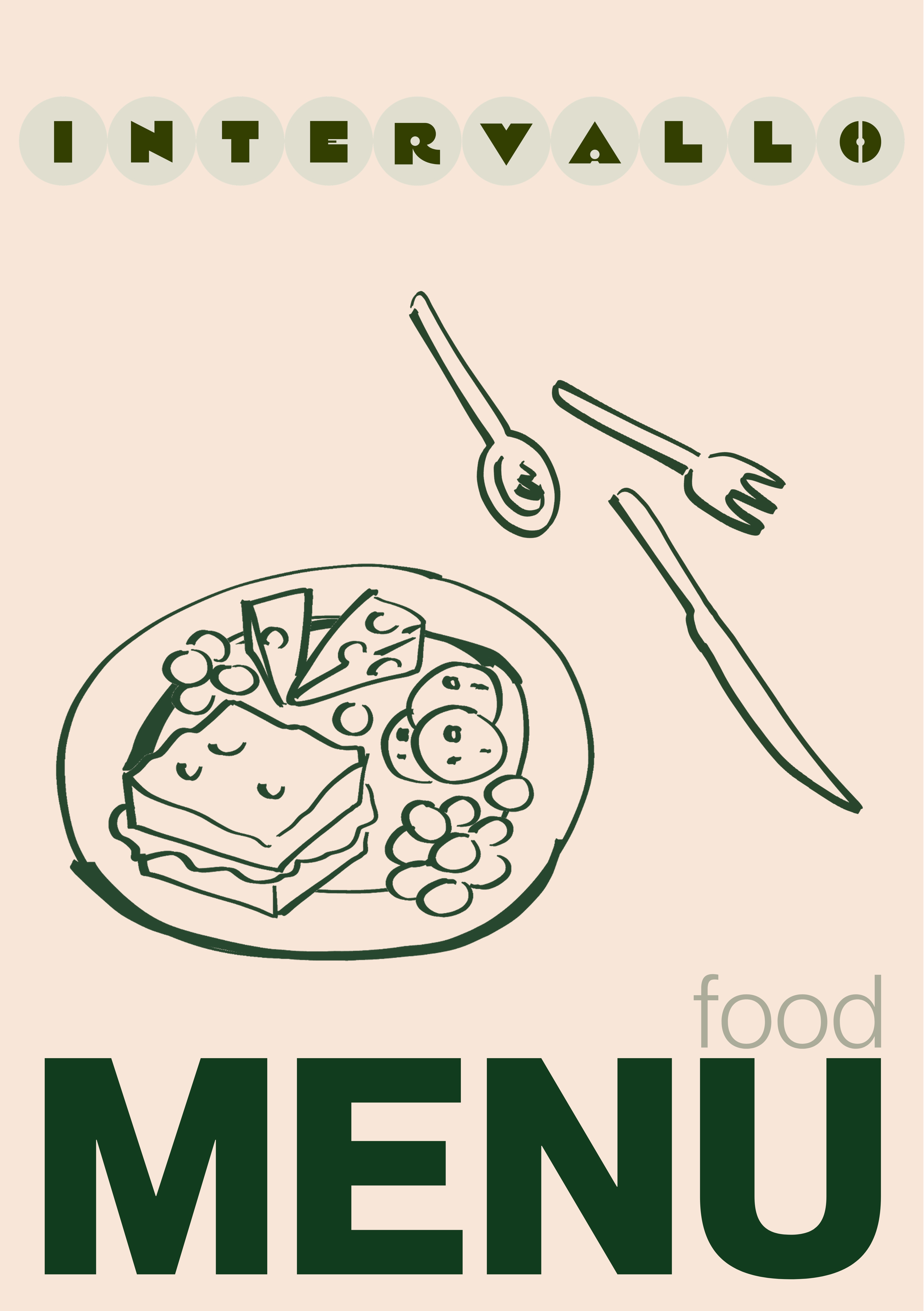 Food menu cover
